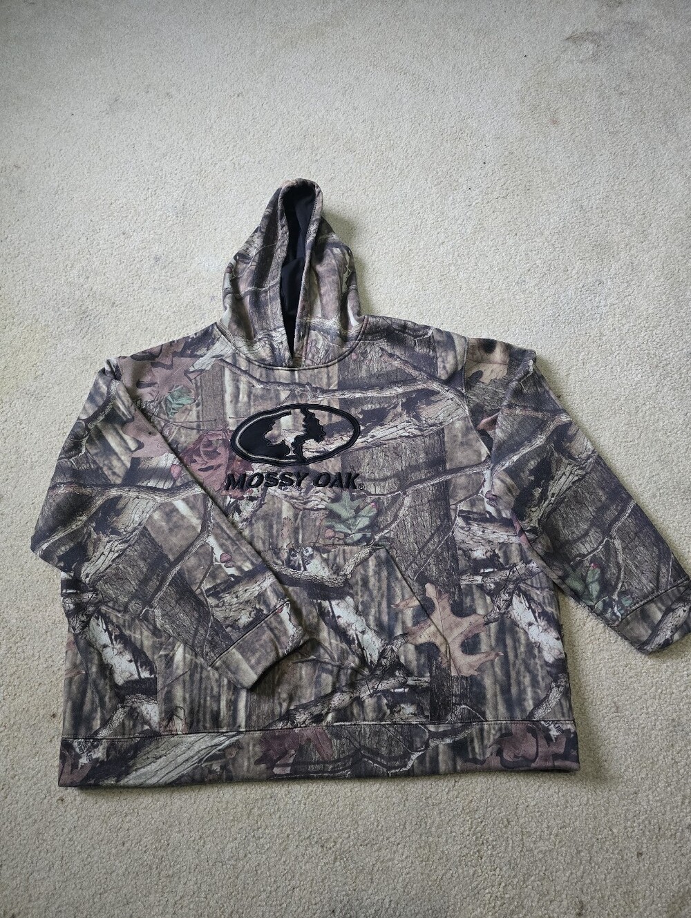 Mossy Oak Kids' Camo Hoodie Jacket - Brown/Green